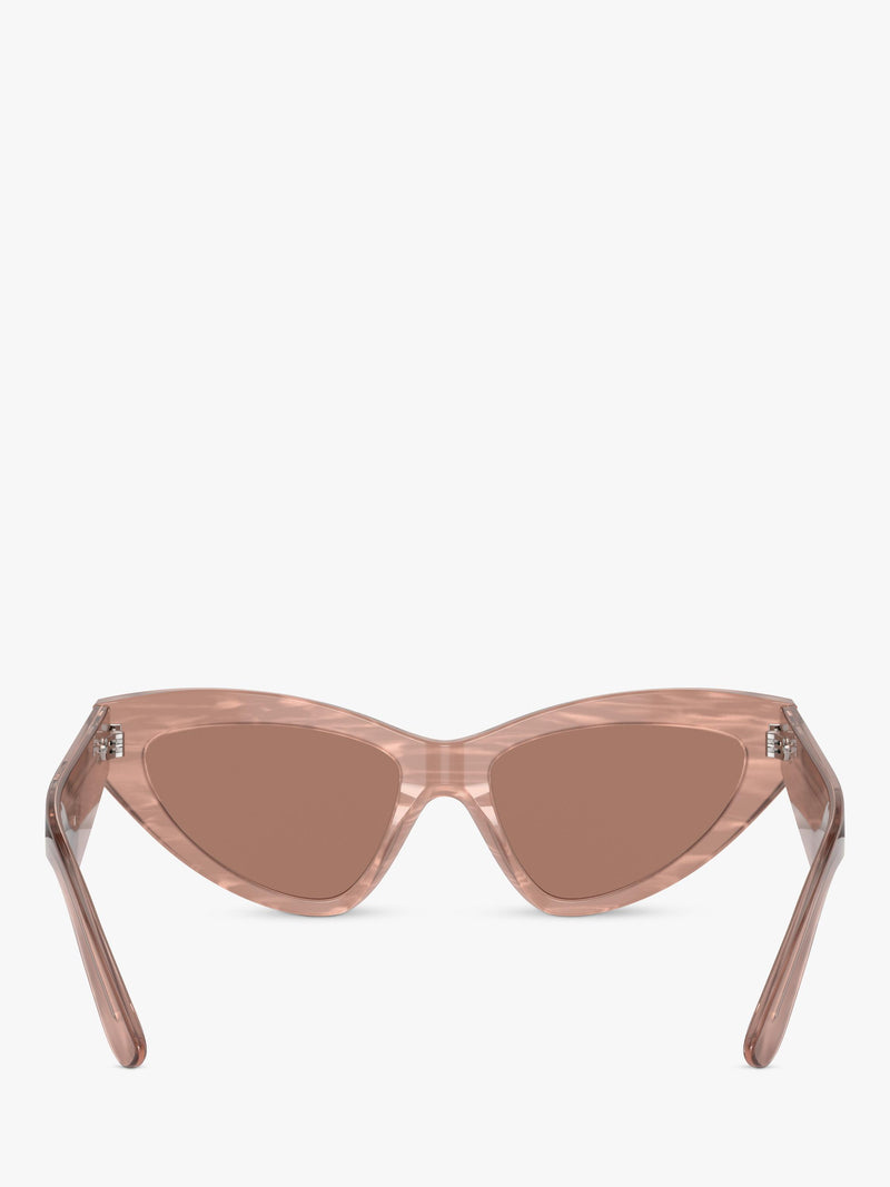 Dolce Gabbana cat eye sunglasses caramel brown (British brand)