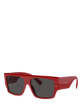 Dolce & Gabbana square sunglasses red grey (British brand)