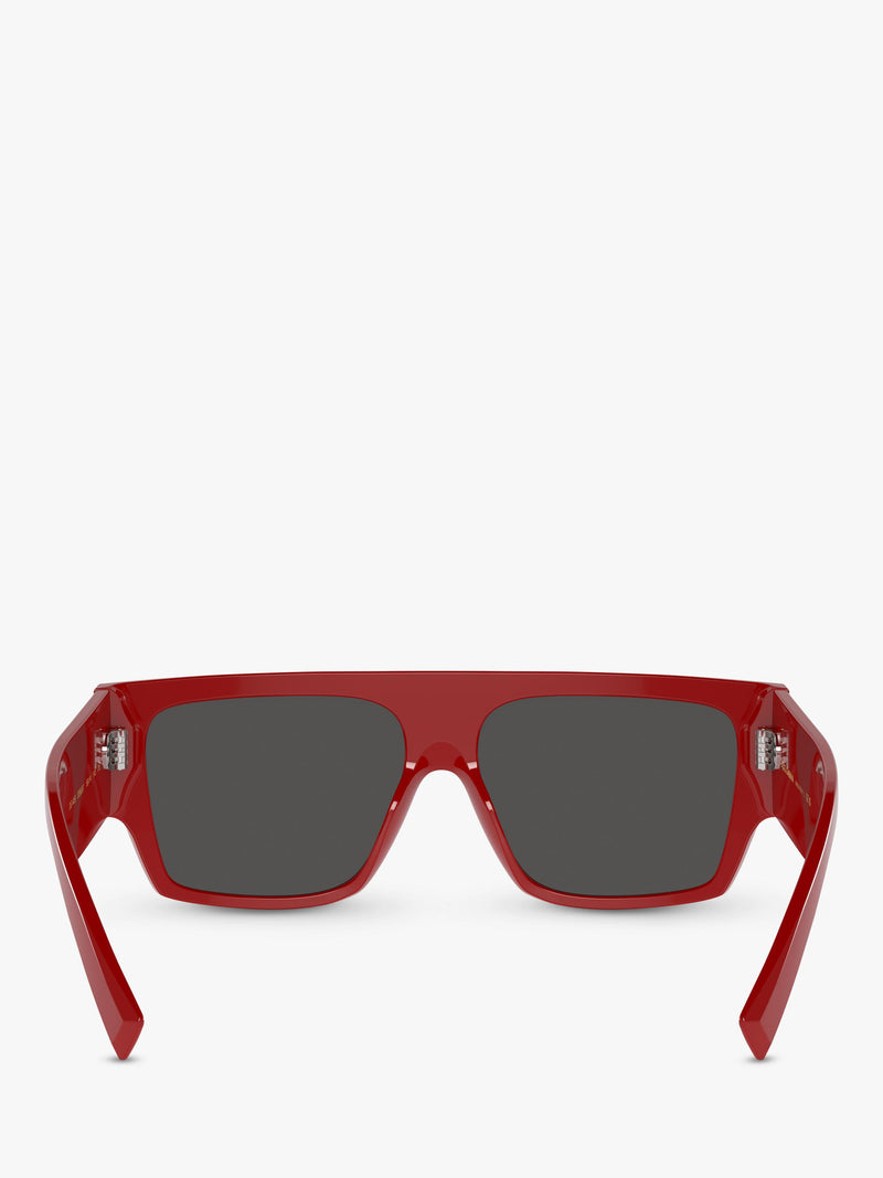 Dolce & Gabbana square sunglasses red grey (British brand)