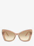 Dolce & Gabbana cat eye gradient sunglasses, imported from the UK