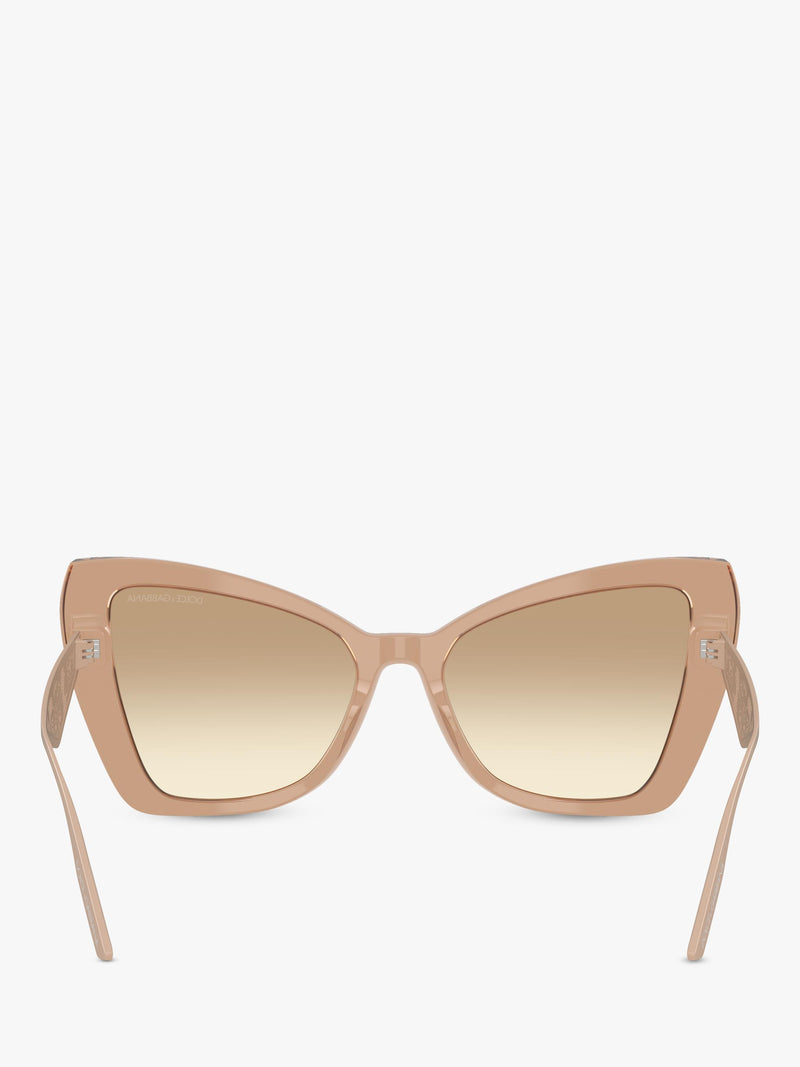 Dolce & Gabbana cat eye gradient sunglasses, imported from the UK