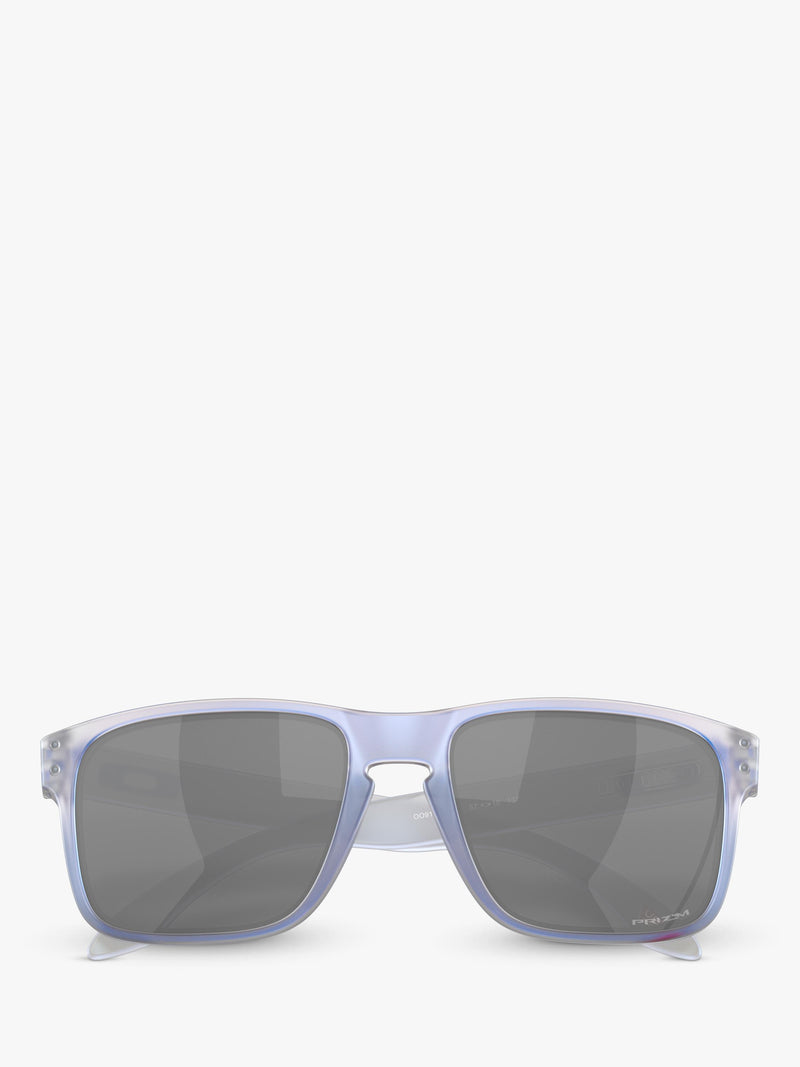 Oakley OO9102 rectangular sunglasses in blue, imported from the UK