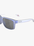 Oakley OO9102 rectangular sunglasses in blue, imported from the UK