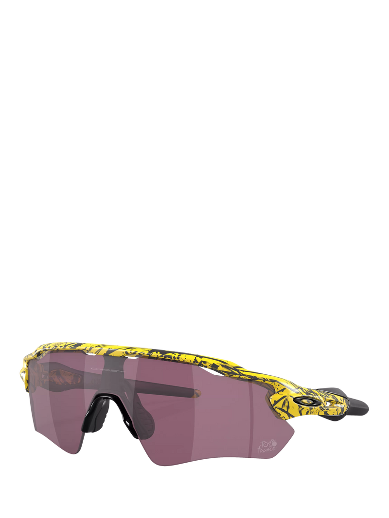 Oakley OO9208 irregular sunglasses yellow frame, imported from the UK