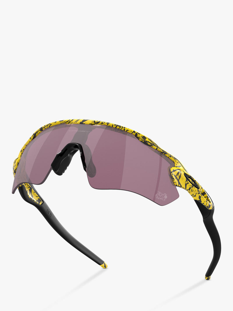 Oakley OO9208 irregular sunglasses yellow frame, imported from the UK