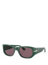 John Lewis Persol PO3307S Unisex Pillow Sunglasses Green/Purple- Buy online at McGrocer