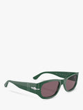 Persol PO3307S pillow sunglasses green frame 52mm, UK version