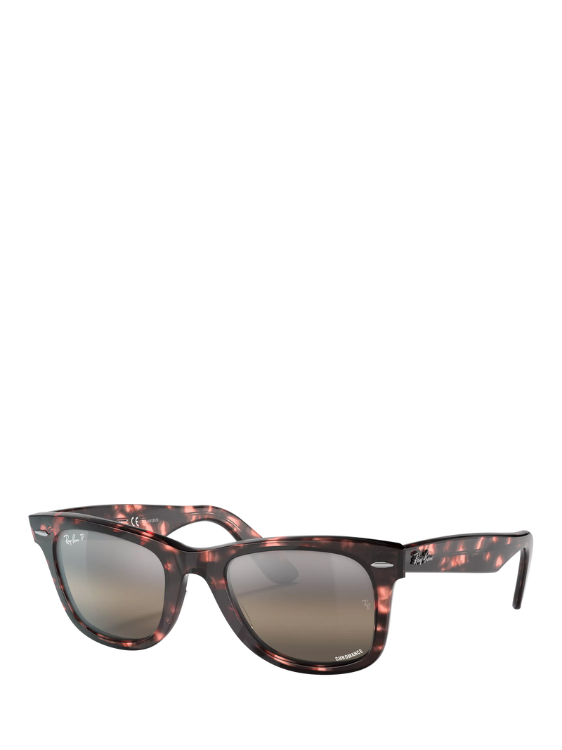 Ray-Ban RB2140 D-Frame sunglasses transparent pink, UK version