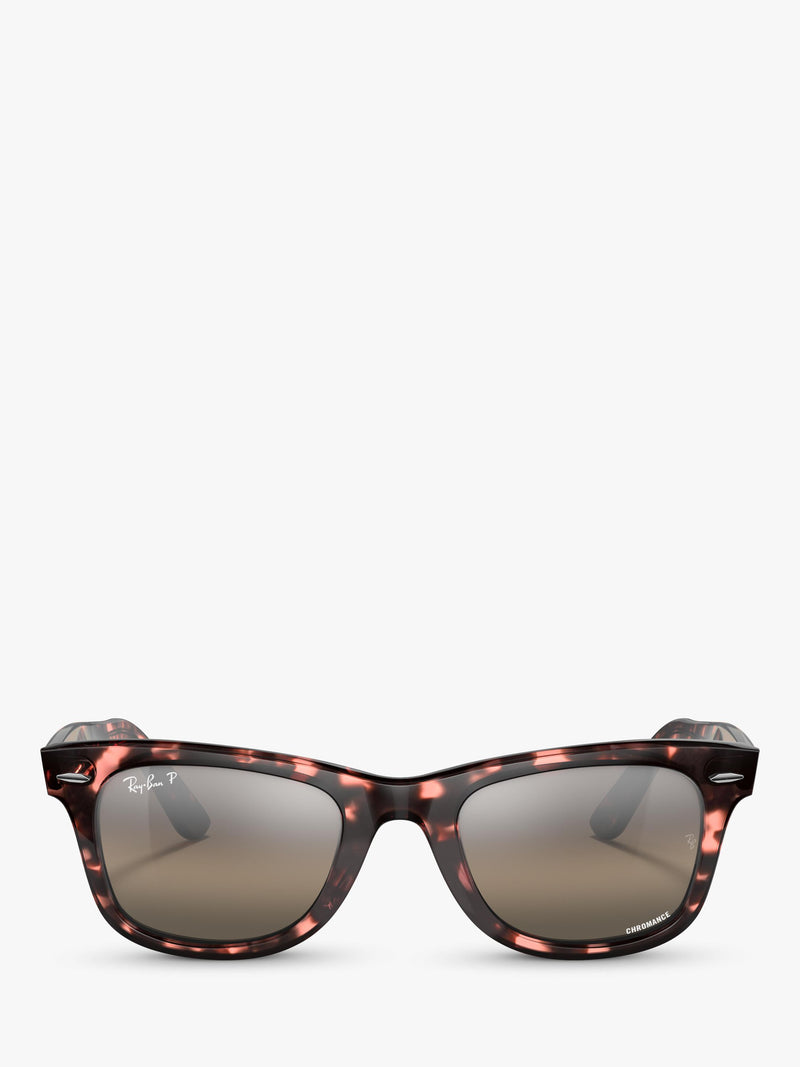 Ray-Ban RB2140 D-Frame sunglasses transparent pink, UK version