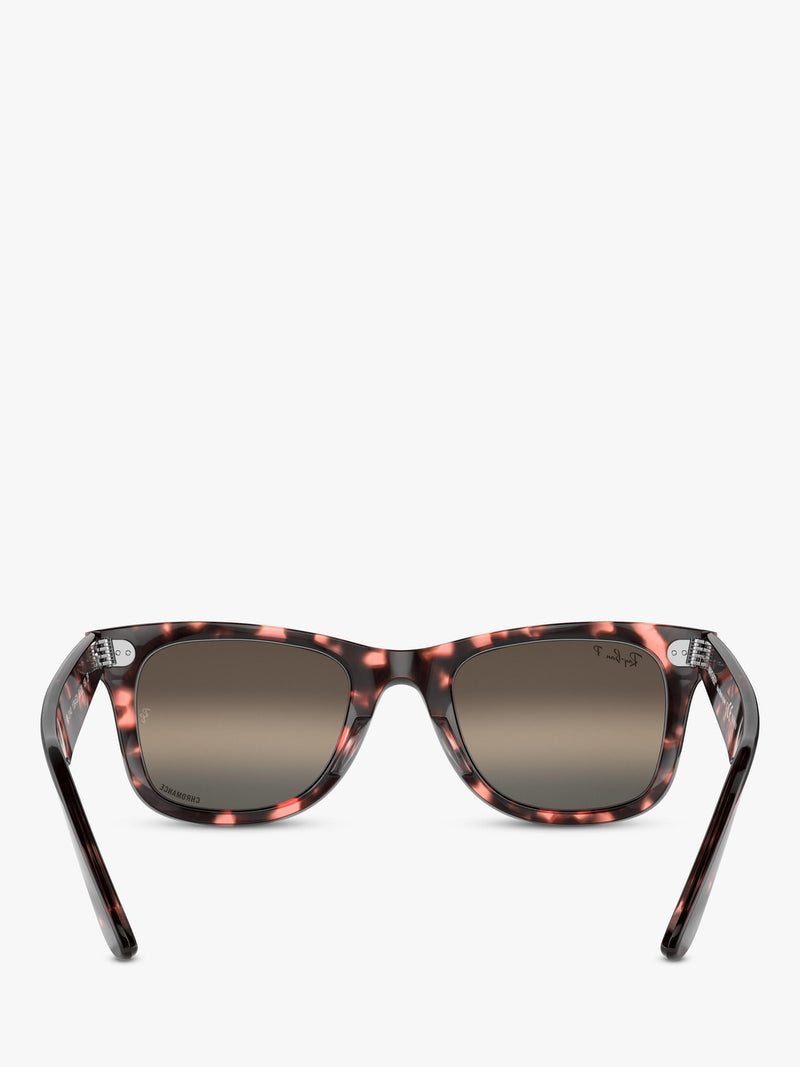 Ray-Ban RB2140 D-Frame sunglasses transparent pink, UK version