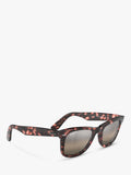 Ray-Ban RB2140 D-Frame sunglasses transparent pink, UK version