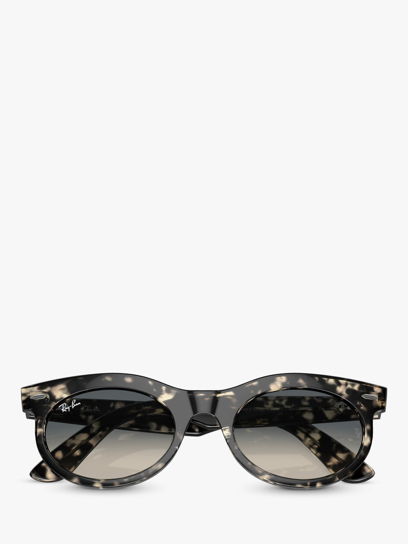 Ray-Ban oval sunglasses RB2242 Grey Havana (British brand)