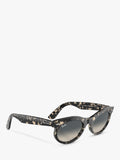 Ray-Ban oval sunglasses RB2242 Grey Havana (British brand)