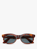 Ray-Ban oval sunglasses striped havana 50mm, UK version