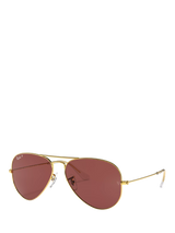 John Lewis Ray-Ban RB3025 Aviator Classic Sunglasses, Gold, 62mm Lens- Buy online at McGrocer