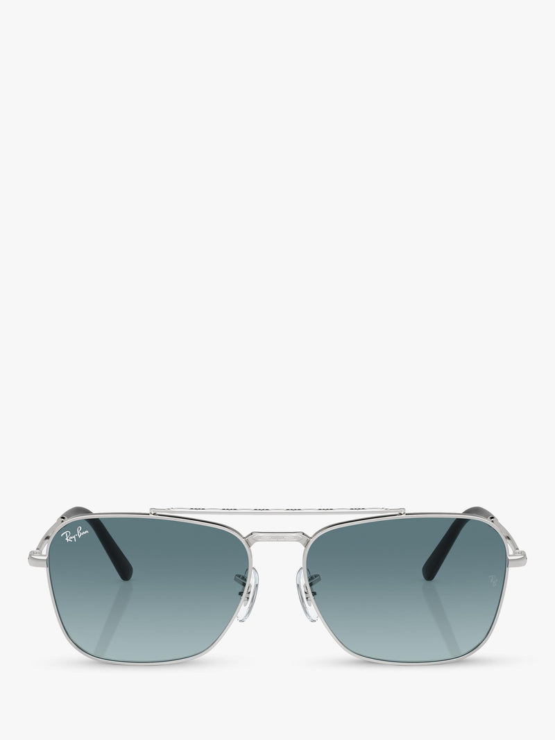 Ray-Ban RB3636 round sunglasses silver - British product