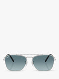 Ray-Ban RB3636 round sunglasses silver - British product