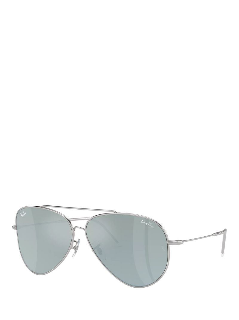 Ray-Ban aviator reverse sunglasses silver (British brand)