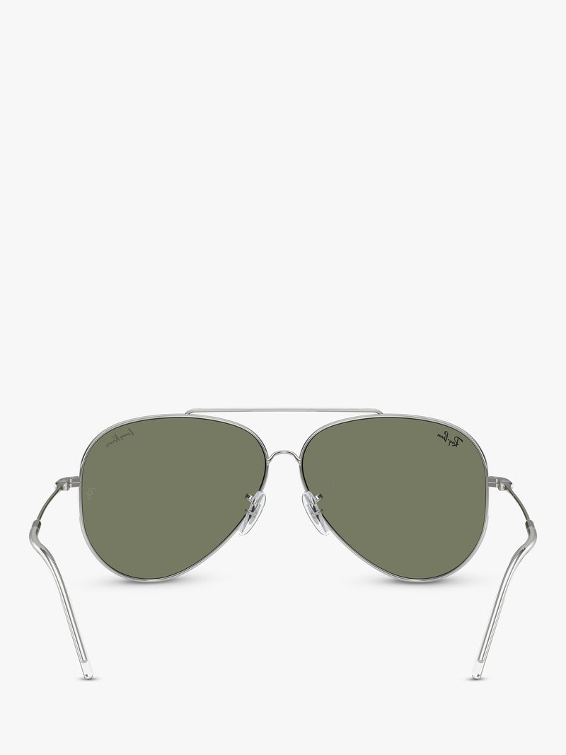 Ray-Ban aviator reverse sunglasses silver (British brand)