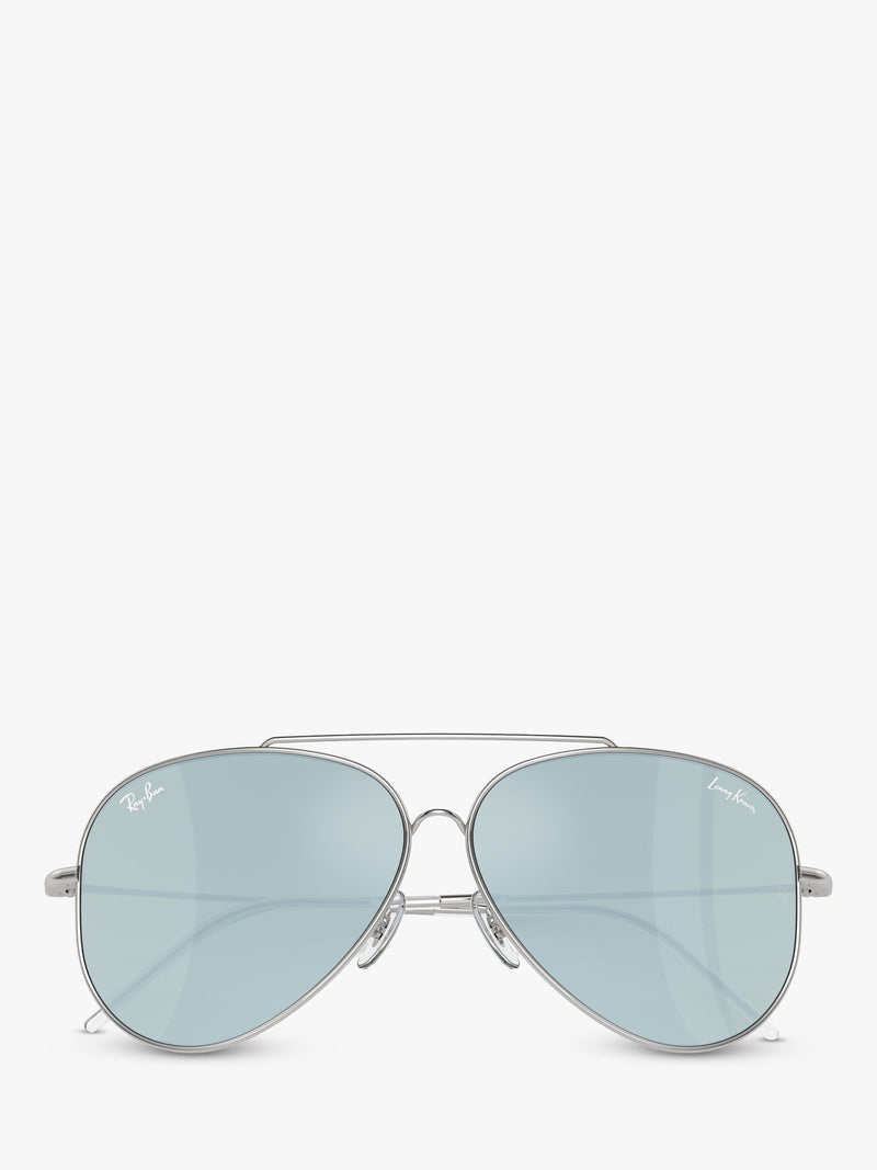 Ray-Ban aviator reverse sunglasses silver (British brand)