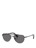 Swarovski polarised oval sunglasses black grey 53mm, imported from the UK