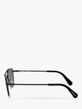 Swarovski polarised oval sunglasses black grey 53mm, imported from the UK