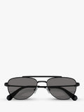 Swarovski polarised oval sunglasses black grey 53mm, imported from the UK