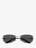 Versace silver sunglasses irregular frame - British product