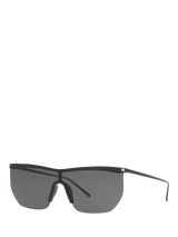 John Lewis Yves Saint Laurent Women's Irregular Sunglasses, Black/Grey- Buy online at McGrocer