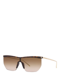 Yves Saint Laurent women's irregular gradient sunglasses 90mm (British brand)