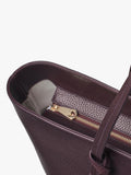 Aspinal of London fig leather tote bag - British product