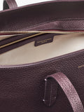 Aspinal of London fig leather tote bag - British product