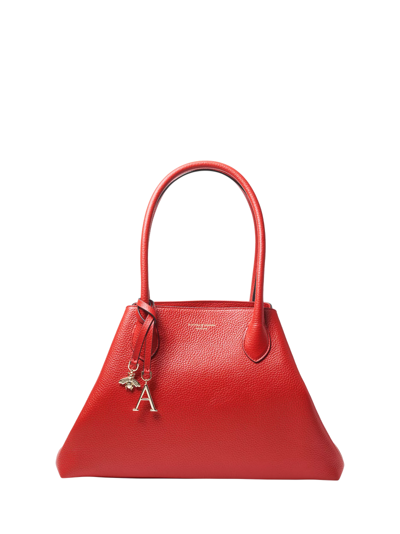 Aspinal of London Large Paris Bag, Cardinal Red