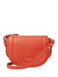 Aspinal of London Small Stella Satchel Crossbody Bag, Coral