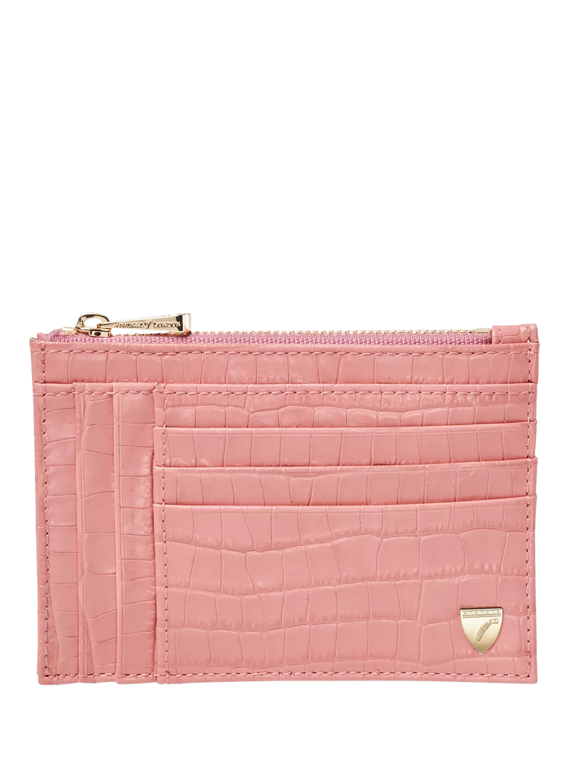 Aspinal of London Double Sided Zipped Card and Coin Holder
