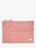 Aspinal of London double sided zipped card and coin holder - British product