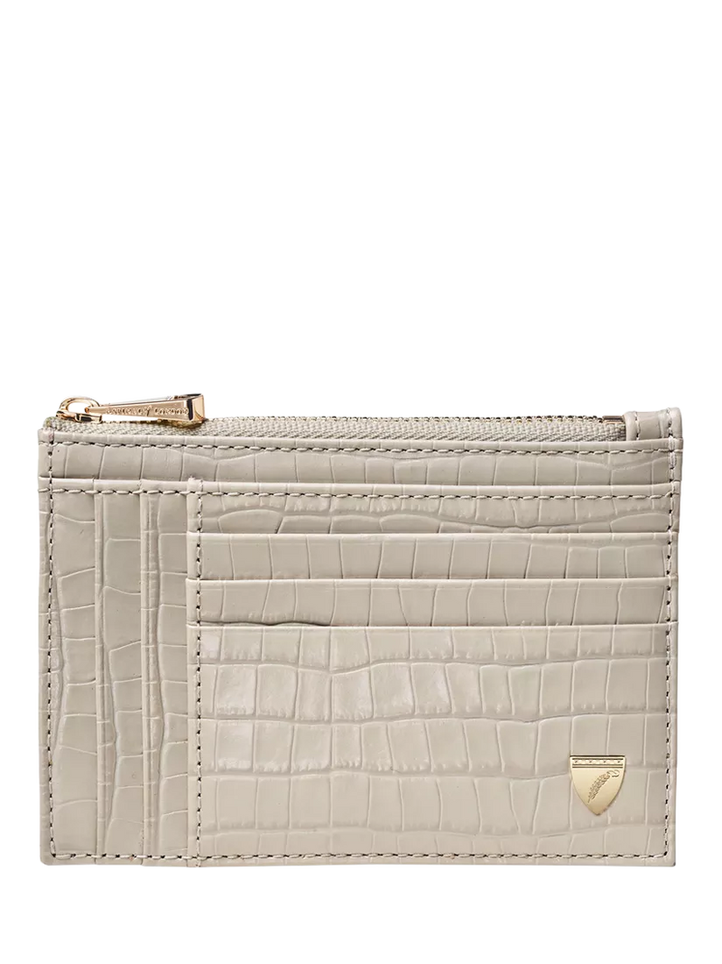 Aspinal of London Double Sided Zipped Card and Coin Holder