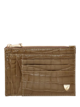 John Lewis Aspinal of London Double Sided Zipped Card and Coin Holder- Buy online at McGrocer