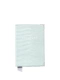 Aspinal of London Leather Passport Cover, Pool Blue