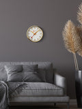 Mondaine Swiss Railways wall clock gold 25cm (British brand)