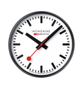Mondaine official Swiss railways wall clock 25cm, imported from the UK