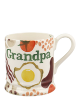 John Lewis Emma Bridgewater Breakfast Grandpa Half Pint Earthenware Mug, 300ml- Buy online at McGrocer
