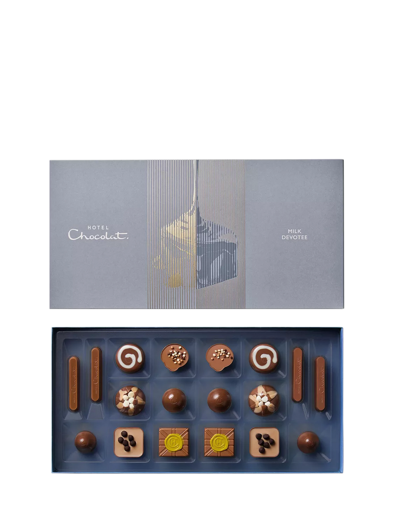 Hotel Chocolat milk chocolate assortment box 200g, imported from the UK