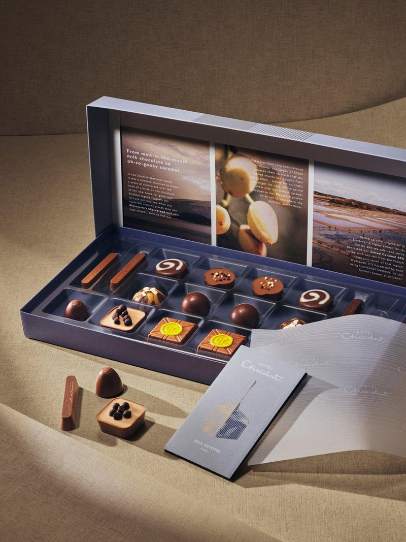 Hotel Chocolat milk chocolate assortment box 200g, imported from the UK