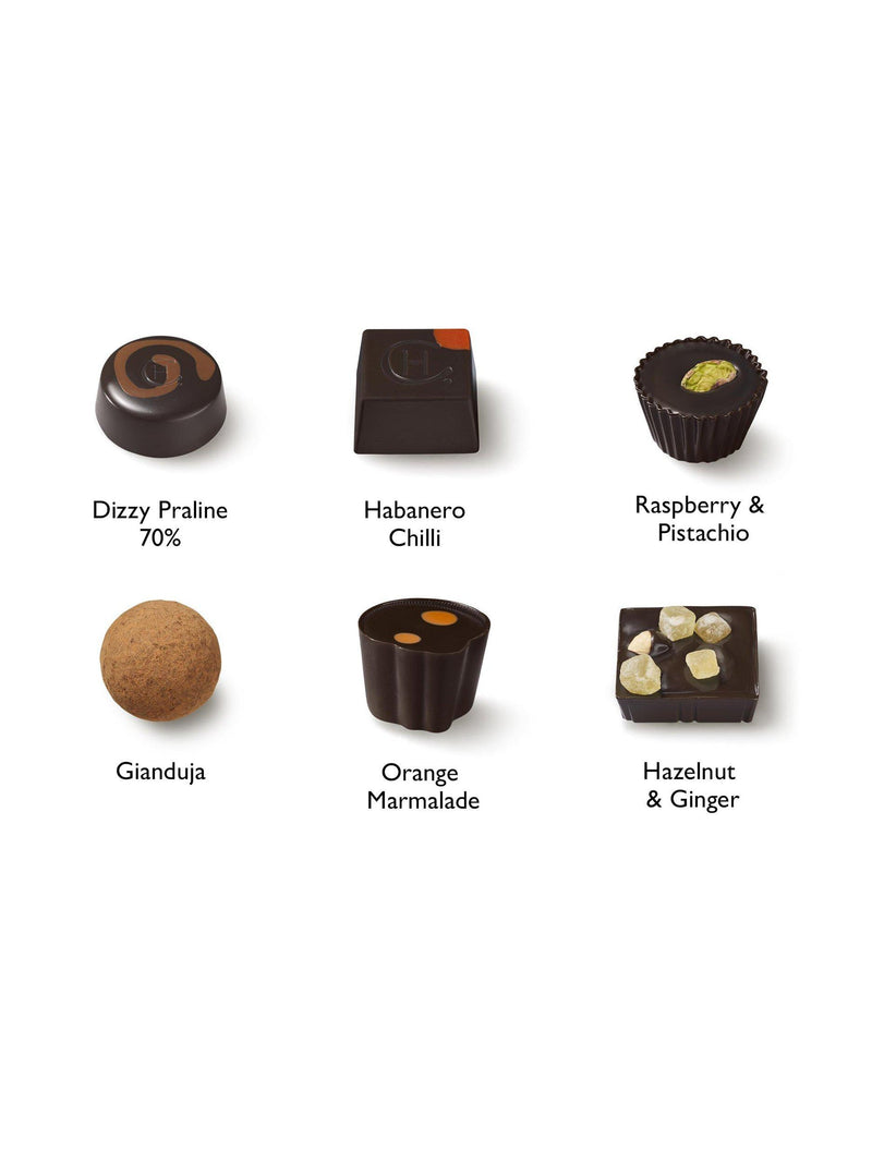 Hotel Chocolat Dark Fix chocolate box 72g, UK version