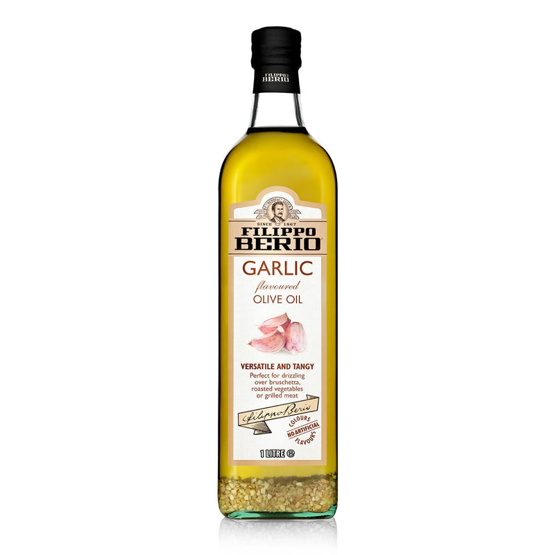 Filippo Berio Garlic Olive Oil 1L - British product