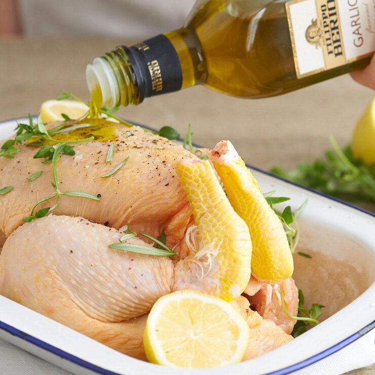 Filippo Berio Garlic Olive Oil 1L - British product