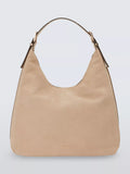 Michael Kors Nolita nubuck leather hobo bag khaki, UK version