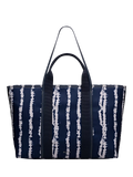 Radley Halley Row stripe tote bag in Naval, UK version