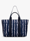 Radley Halley Row stripe tote bag in Naval, UK version